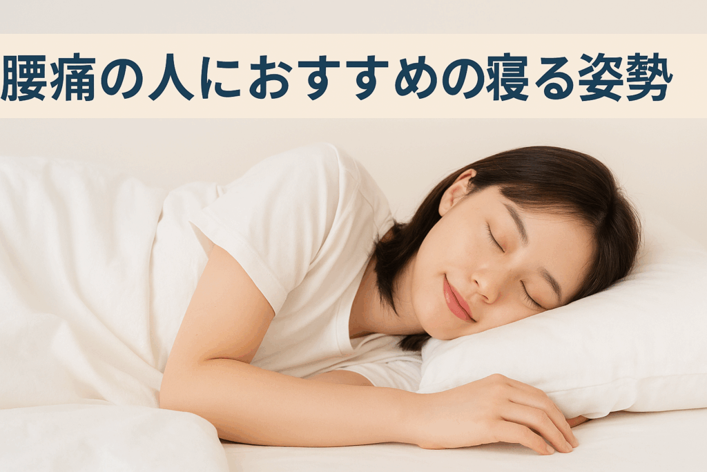 腰痛の人におすすめの寝る姿勢と正しい枕・マットレス選び