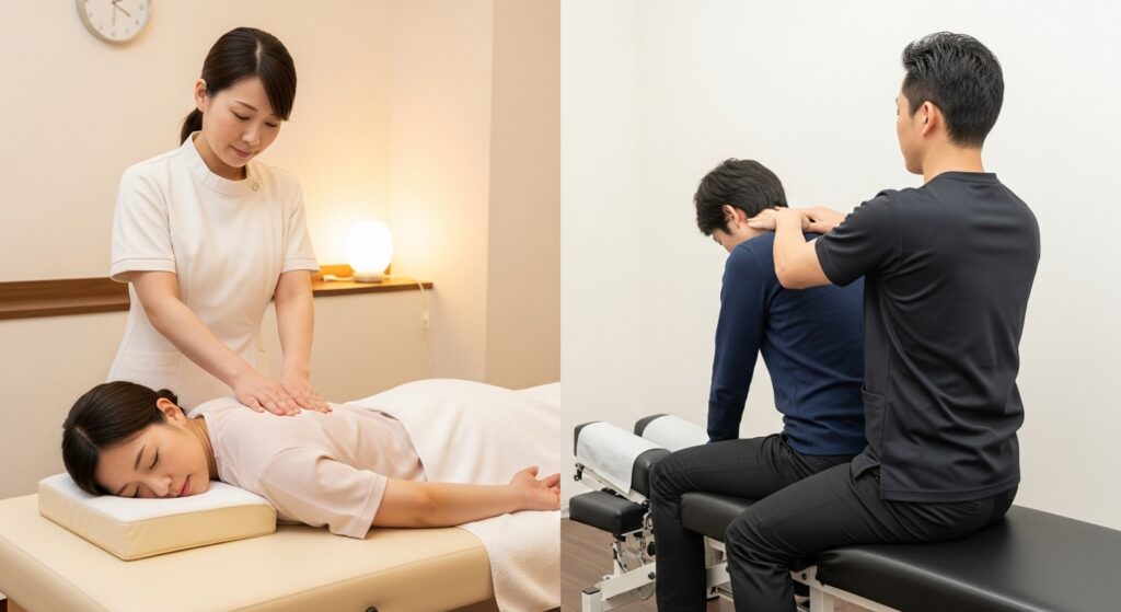 整体とマッサージの違いを徹底解説！それぞれのメリット・デメリット